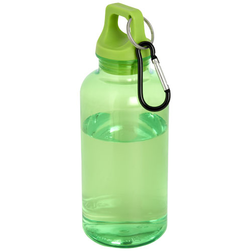 Bouteille promotionnelle avec mousqueton 400ml Oregon Vert 